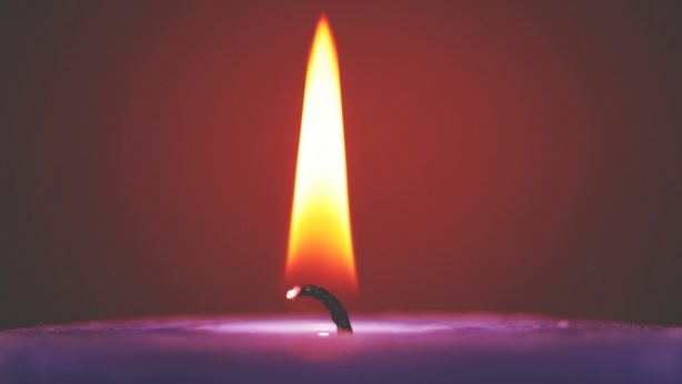 Flame of Advent Candle
